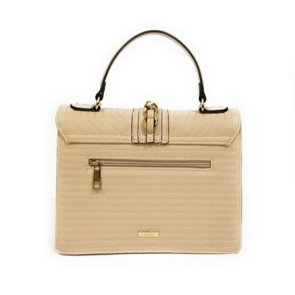 Aldo Jerilini Blush Channel Quilted Top Handle Shoulder Bag Crossbody - Picture 7 of 7